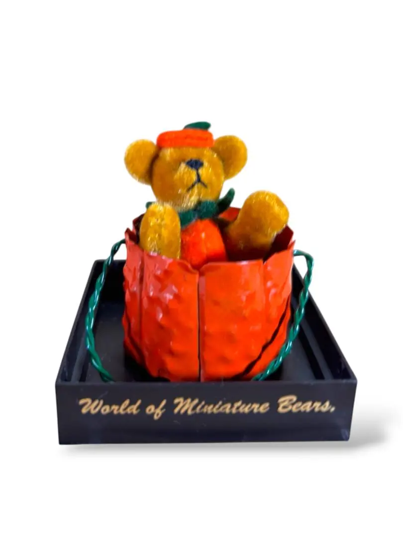 WorldofMiniatureBearsパンプキンベアハロウィン限定2000体