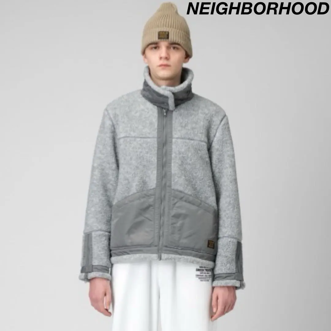 希少 美品 ネイバーフッド B-3B/E-JKT ボア フリースジャケット