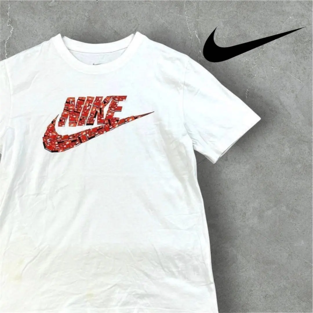 【美品】NIKE シューボックスロゴ　tシャツ 古着