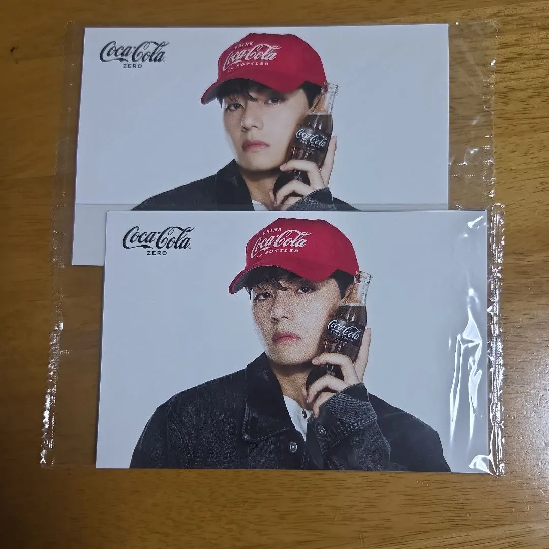 BTS V Coca-Cola Zero ポストカード 2枚セット