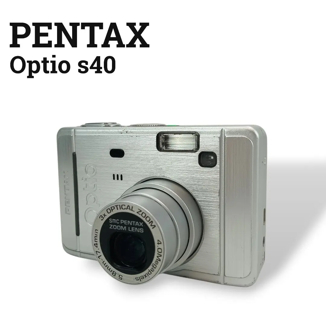 【訳あり品】PENTAX Optio s40 本体 コンパクトデジタルカメラ