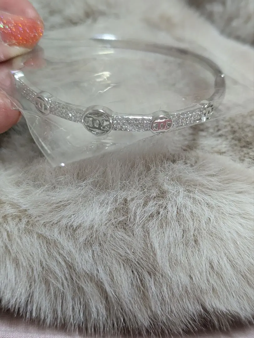 ノベルティ CHANEL ブレスレット シルバー