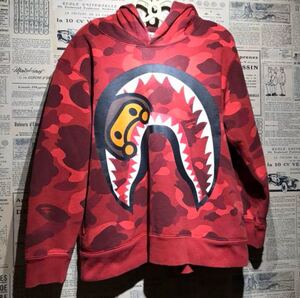 Bape A BATHING APE BAPE KIDS SHARK size 130
