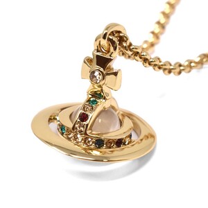 Used Vivienne Westwood Jewelry Vivienne Westwood 63020098-R001-CN NEW PETITE ORB PENDANT