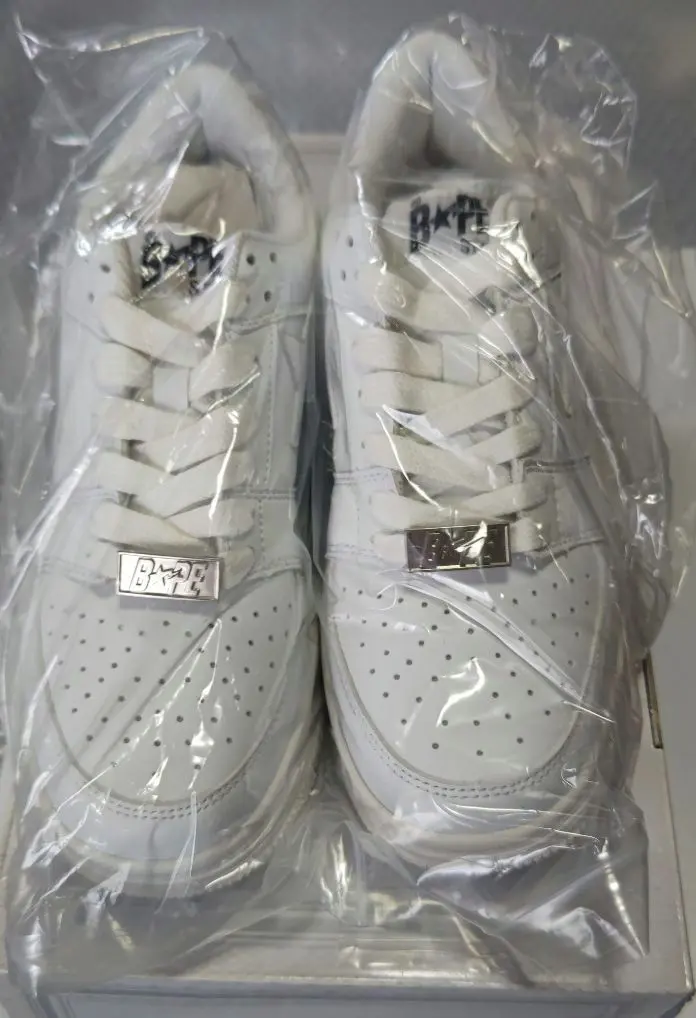 A BATHING APE 　BAPESTA　25.5cm　白