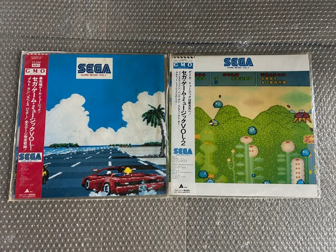 【帯付き】セガ・ゲーム・ミュージック VOL.1 ＆ VOL.2 LPレコード