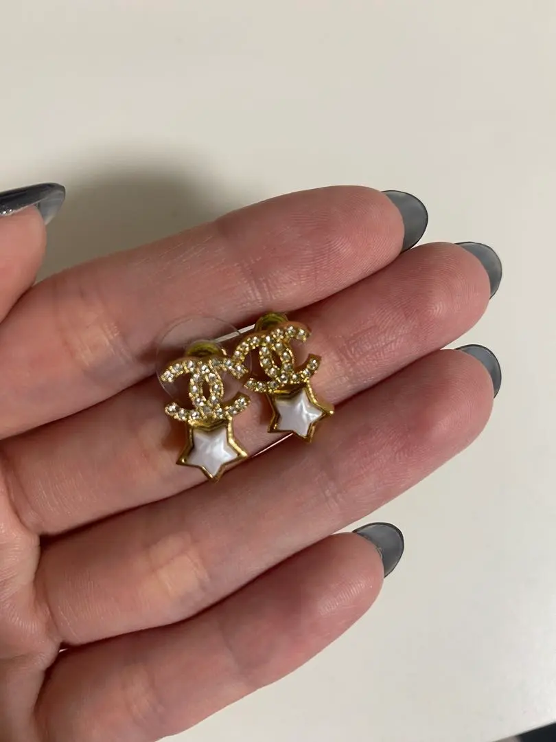 CHANEL ココマーク スター ピアス