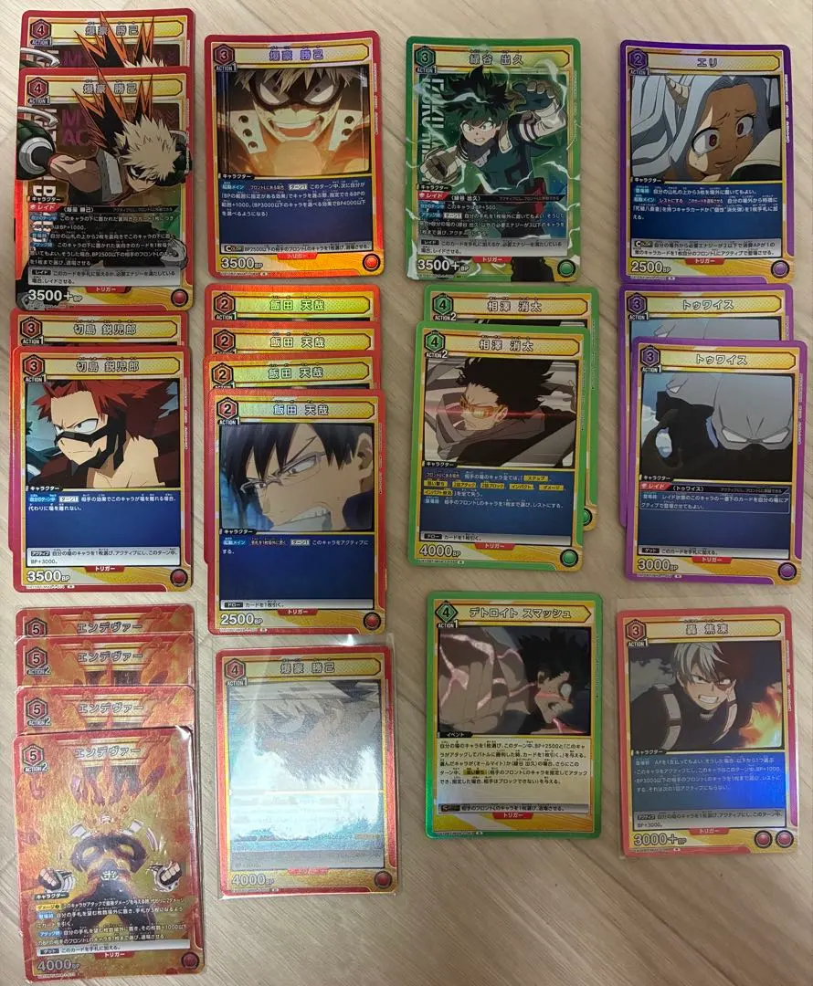 ヒロアカ デッキパーツ ユニアリ 僕のヒーローアカデミア スーパーレア SR
