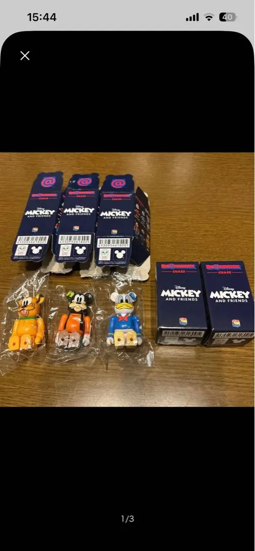 BE@RBRICK Mickey and Friends 5体セット