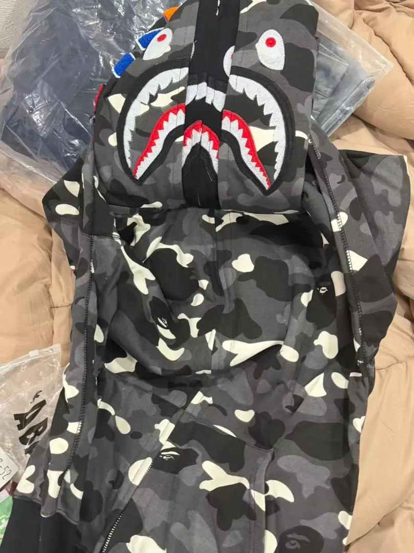 人気a bathing ape Shark Full Zip Hoodie