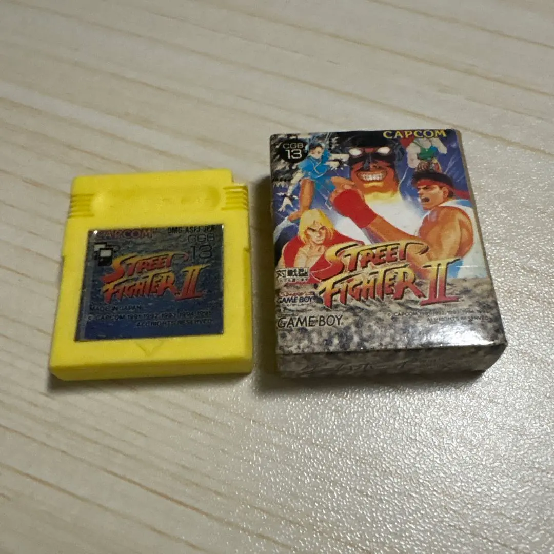 Street Fighter II ゲームボーイ 消しゴム 平成 レトロ レア