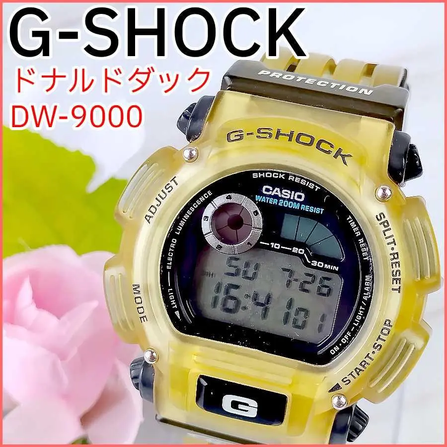【電池新品】カシオ Gショック 腕時計 ドナルドダック デジタル クォーツ 稼働
