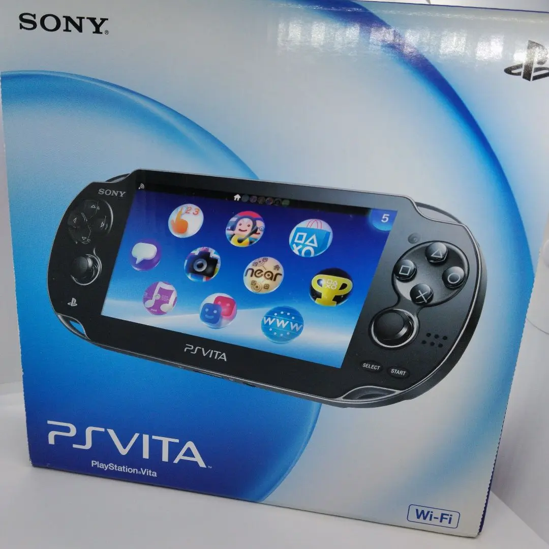 未使用通電確認のみPSVita PCH-1000 クリスタルブラック　付属品