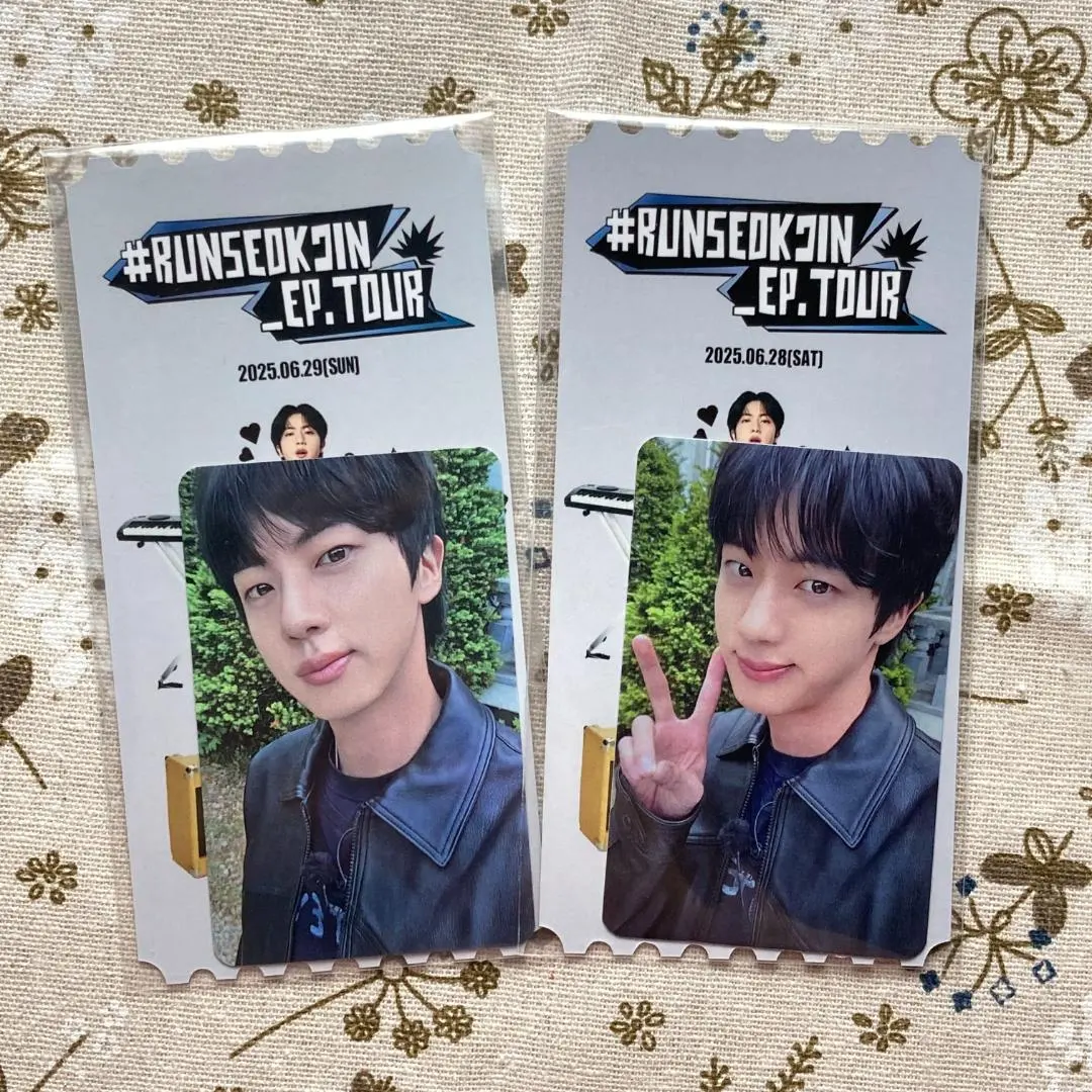 BTS Jin #RUNSEOKJIN EP.TOUR トレカ 2枚セット