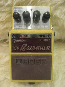 Pedales de guitarra BOSS de segunda mano de Japón BOSS FBM-1 Fender 59 Bassman