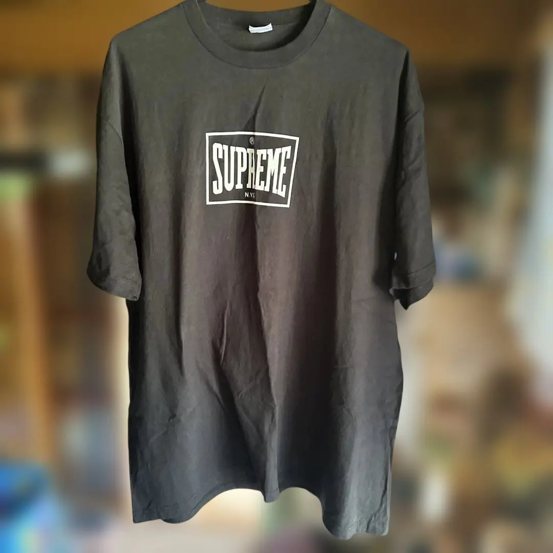 supreme Warm Up Tee ブラック Tシャツ xxl 希少サイズ
