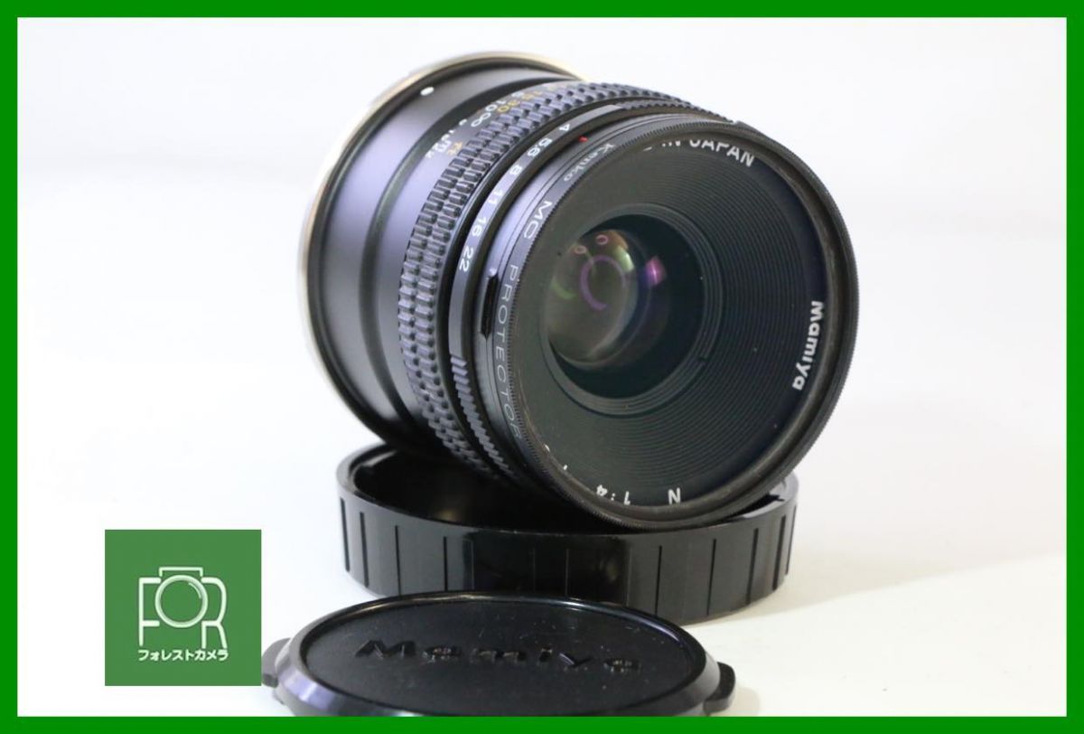 【動作保証・点検済】良品■マミヤ MAMIYA L 80mm F4 N 7/7II用■前後キャップ付き■AB147