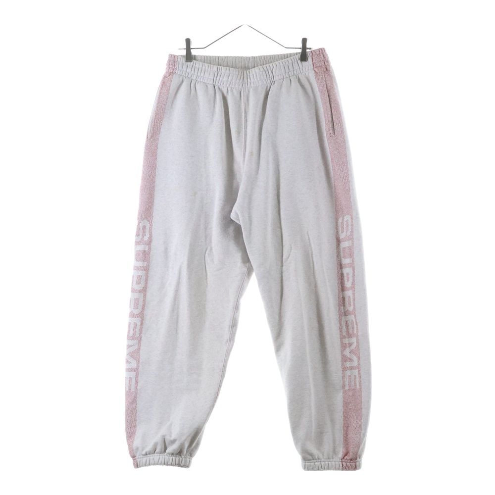 SUPREME (シュプリーム) 24SS Jacquard Stripe Sweatpant ジャガードストライプ スウェットパンツ グレー