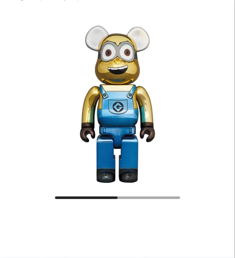 BE@RBRICK DAVE CHROME Ver. 1000%