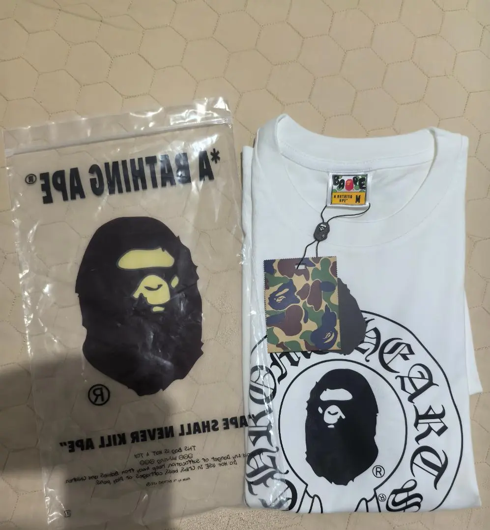 A BATHING APE CHROME HEARTS Tシャツ M