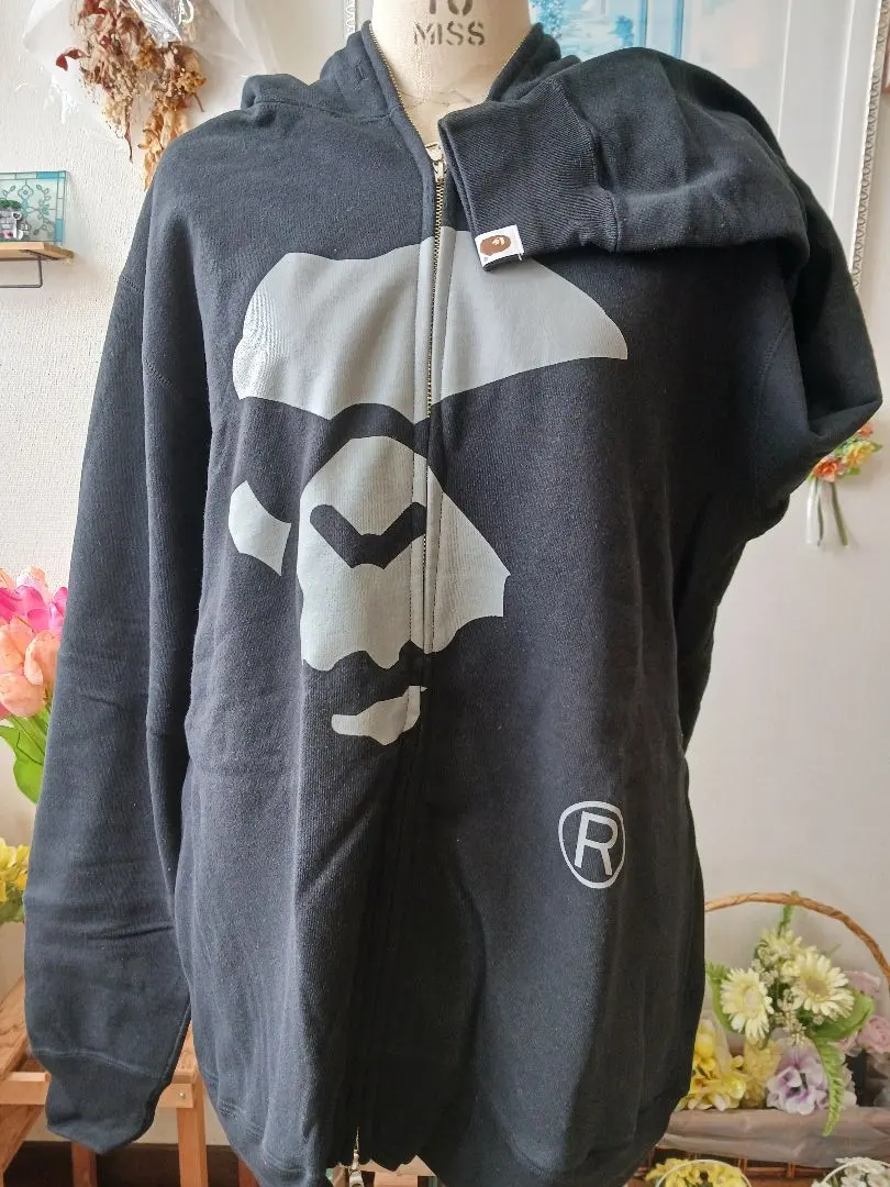 激レア 新品⭐A BATHING APE エイプ フルジップ⭐ブラック/XXL
