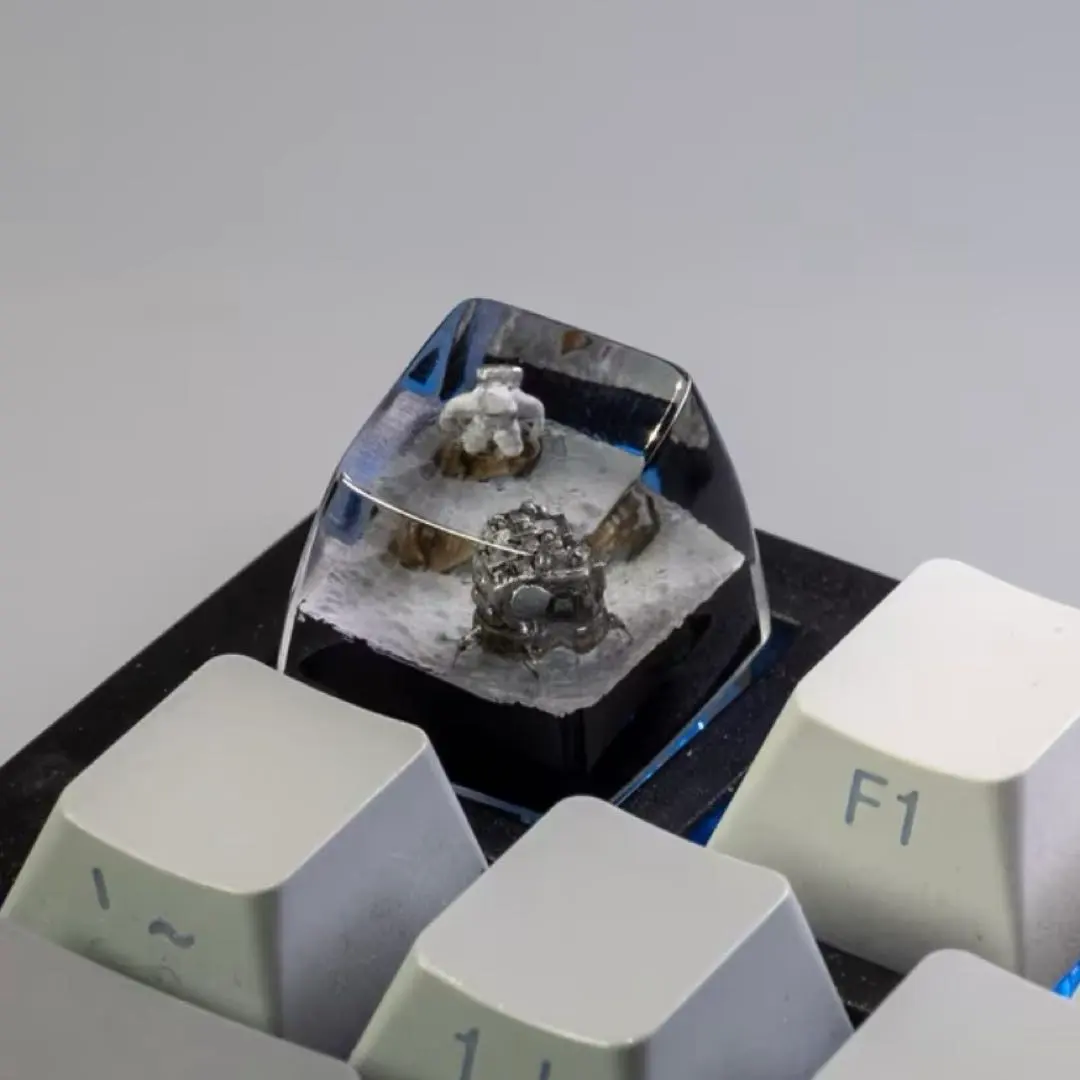メカニカルキーボード用 カスタムキーキャップ 宇宙飛行士 月面着陸デザイン