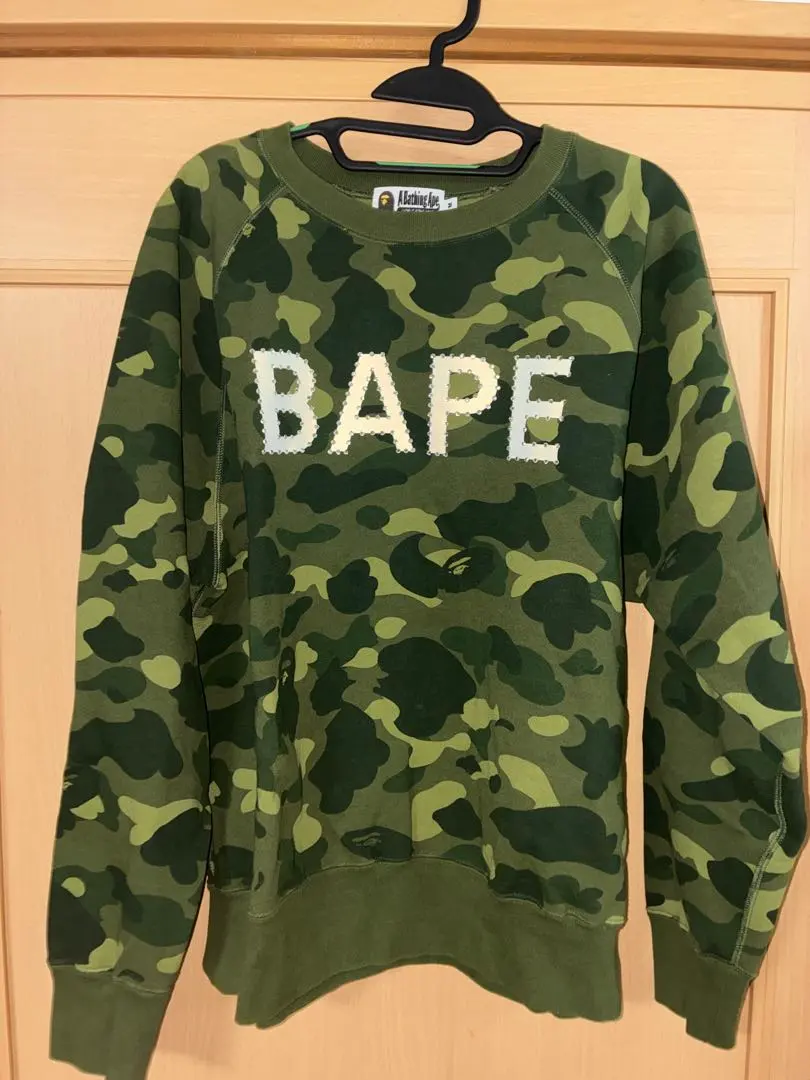 A BATHING APE 迷彩柄 スウェット M