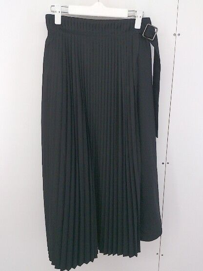 ◇ BACK NUMBER バックナンバー 3WAY ロング フレア スカート サイズM ブラック レディース  【中古】 【1205230001356】