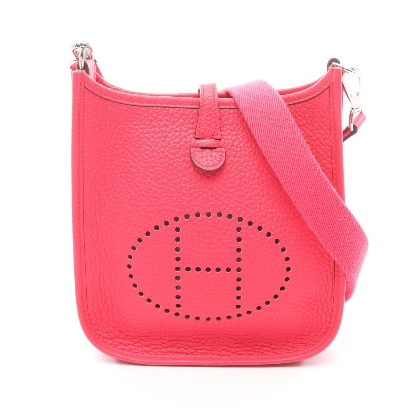 エルメス HERMES ショルダーバッグ エヴリンアマゾンTPM ローズエクストリーム レザー エヴリンアマゾンTPM ローズエクストリーム レディース Used A