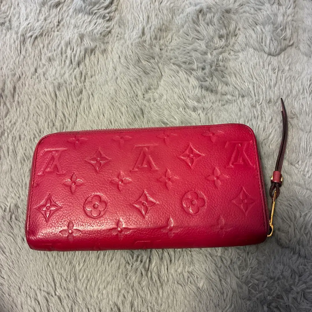 美品✨Louis Vuitton アンプラント ピンク 長財布 ♡