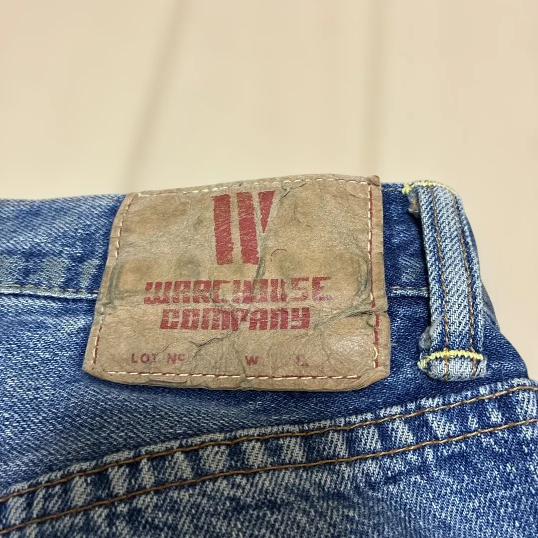 WAREHOUSE COMPANY ストレートデニム ボタンフライ