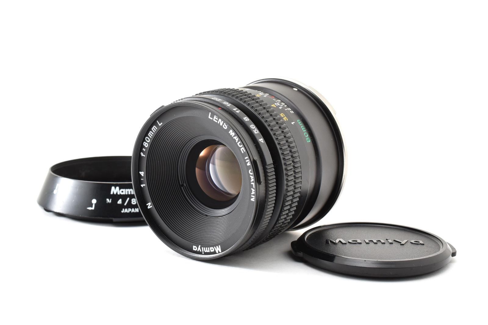 【返品保証】良品｜ マミヤ Mamiya N 80mm F4L(7/7II用) 中判カメラ用レンズ #C260917-12
