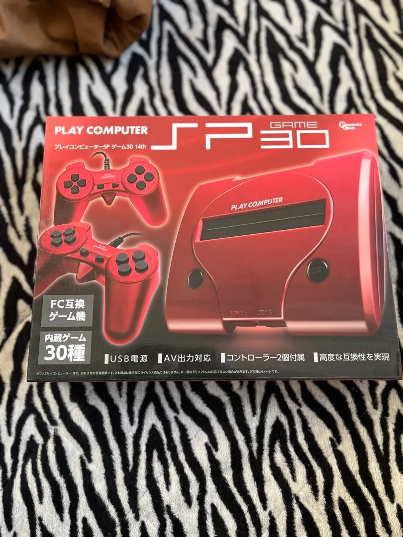 PLAY COMPUTER SP30 ゲーム機 レッド　FC互換