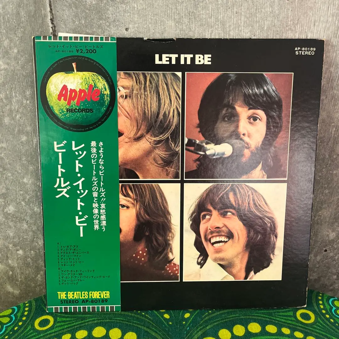 ☆THE BEATLES☆LET IT BE☆LPレコード☆帯付き☆ヴィンテージ