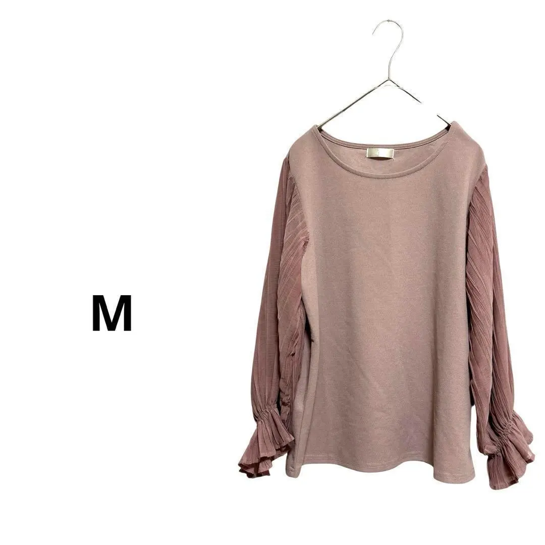 美品 ブラウス トップス ゆったり フェミニン ガーリー フォーマル シフォン