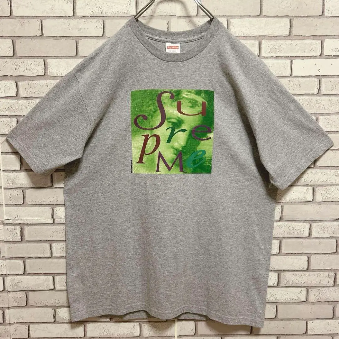 セール《美品》suprem☆シュプリーム Ｔシャツ 半袖 両面 ビッグロゴ M