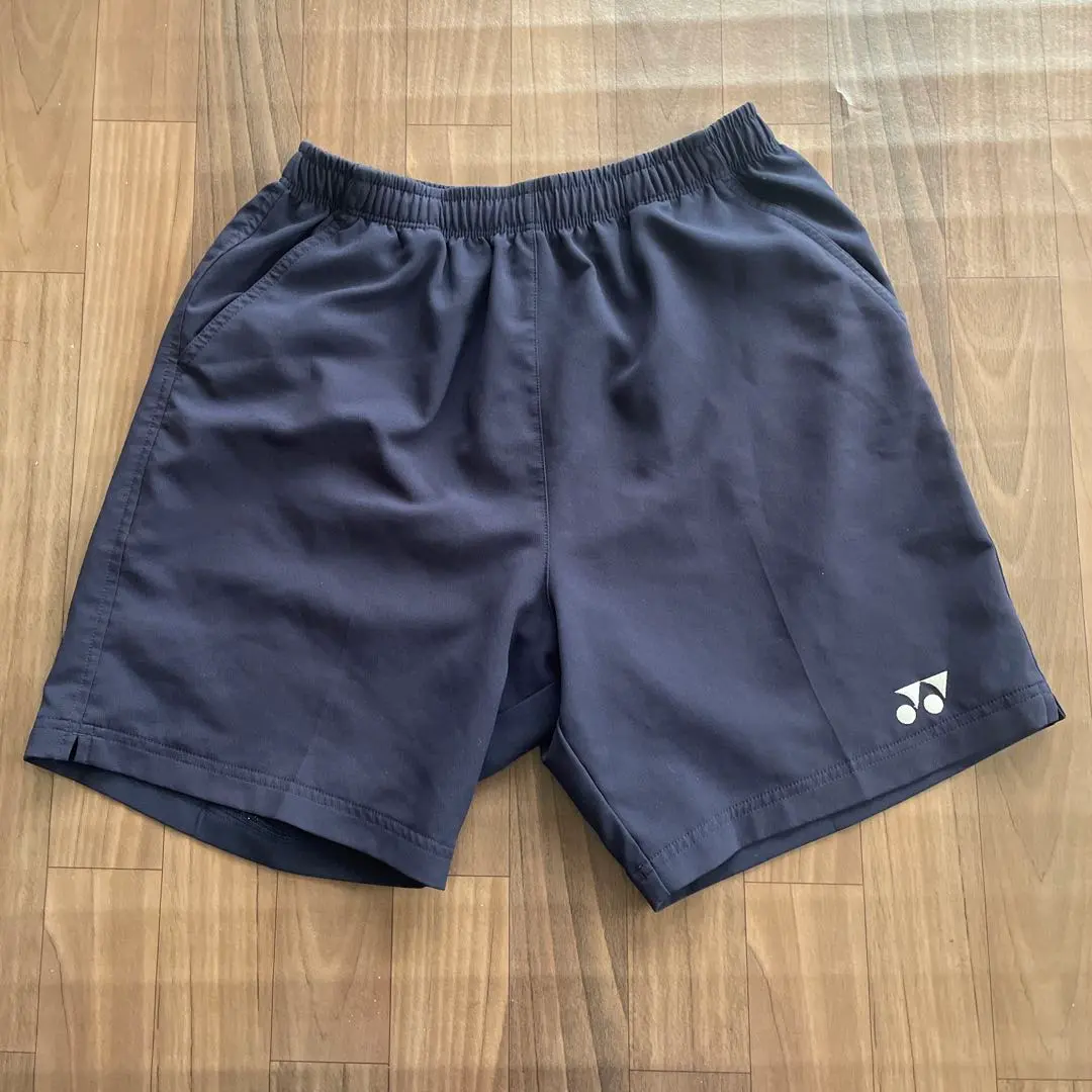 ヨネックス　バドミントン　ハーフパンツ　ショートパンツ　速乾　ネイビー　M