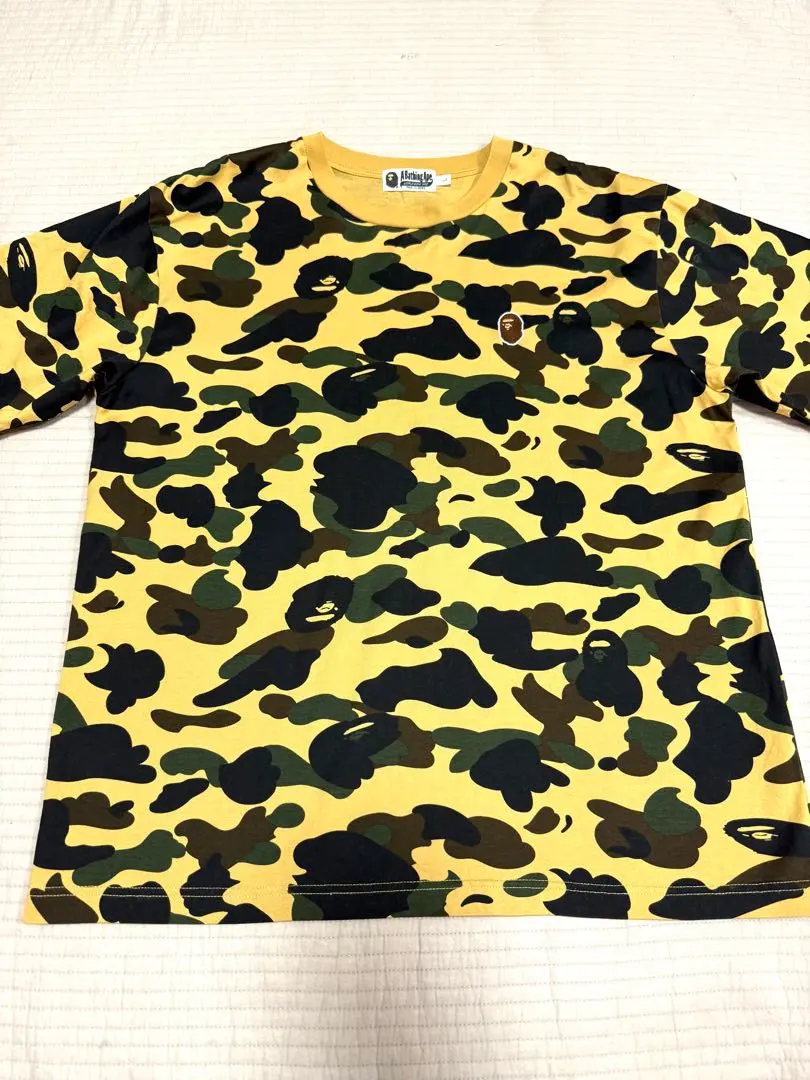 BAPE カモフラ　迷彩　Tシャツ サイズＬ　ベビーマイロ　ベイプスタ