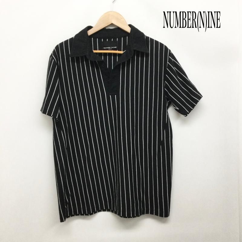 ナンバーナイン デニム NUMBER (N)INE DENIM ストライプ ポロシャツ メンズ M ISItems【USED】【古着】【中古】50164167