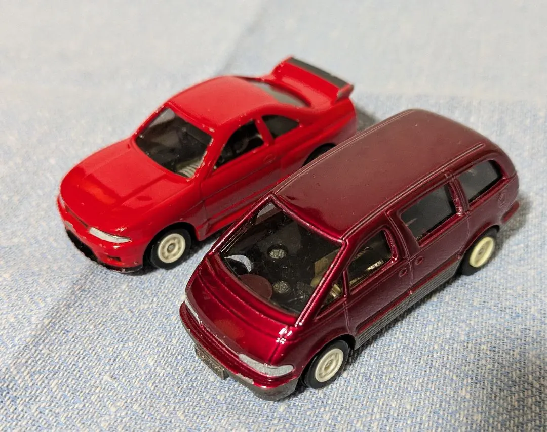 1992年 トミカ 日本製 トヨタ エスティマ 日産スカイライン 2個セット