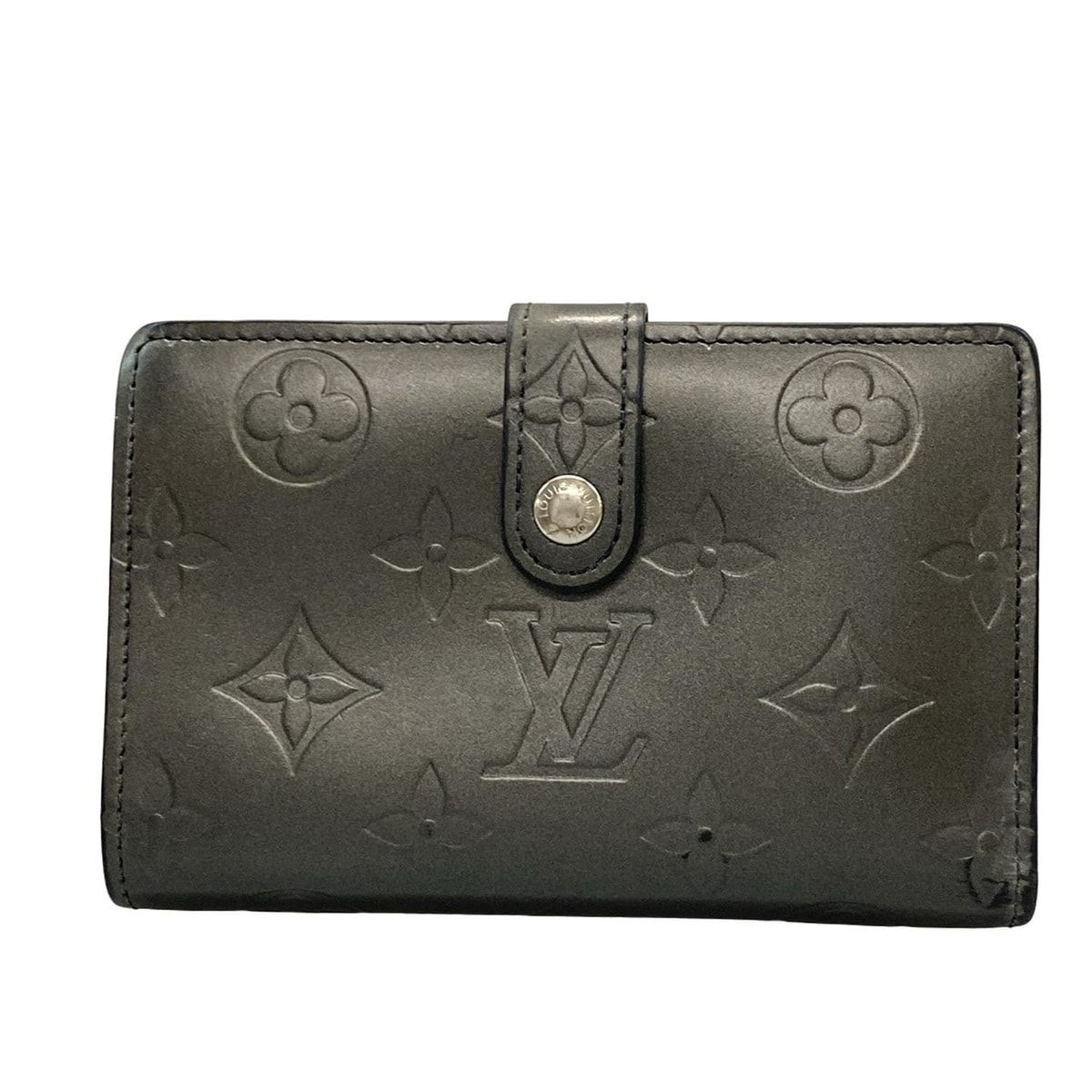 LOUIS VUITTON(ルイヴィトン) 2つ折り財布 モノグラムヴェルニ ポルトフォイユ・ヴィエノワ M91533 グリアールデコ レザー