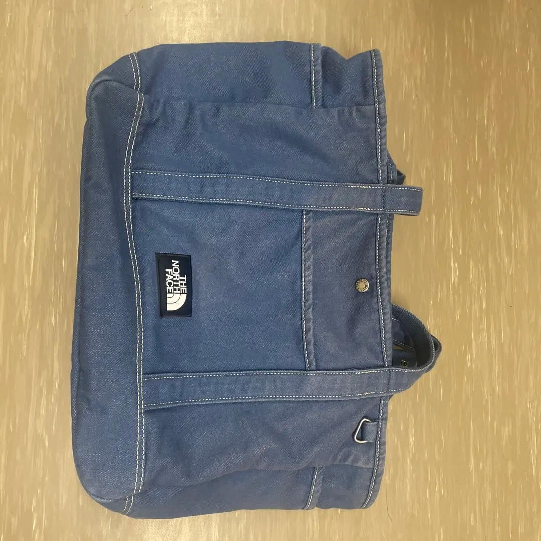 THE NORTH FACE デニムトートバッグ韓国限定。中古