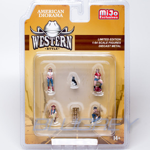 Toy Figures 164 American Diorama Figure Western Style Set Mijo