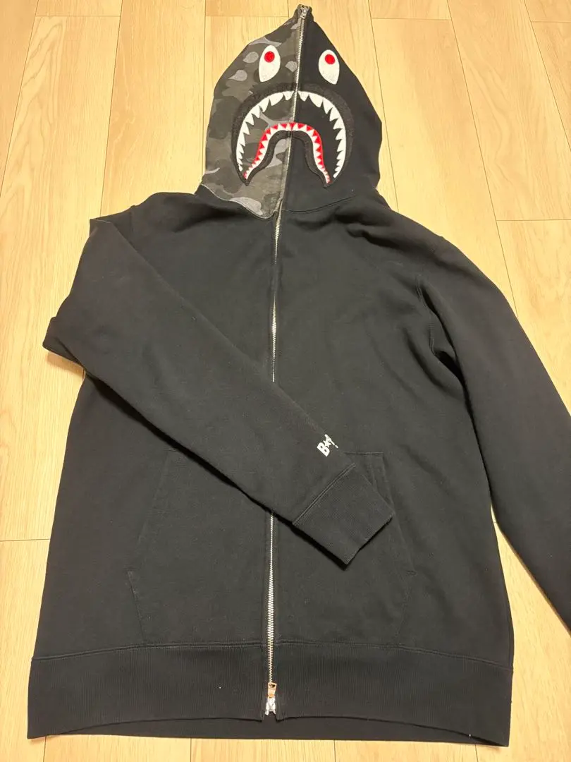 A BATHING APE シャークパーカー フルジップ