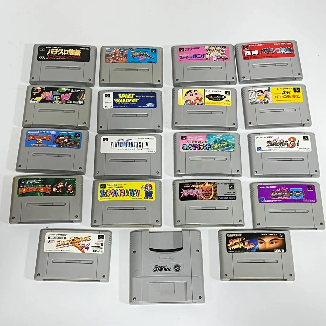 【18本まとめ売り】スーパーファミコンソフトセット動作未確認　レトロゲーム