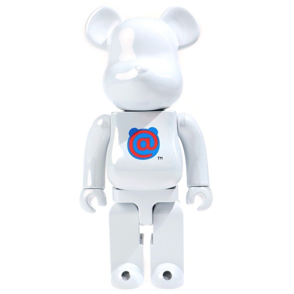 MEDICOM TOY (メディコムトイ) BE@RBRICK 1st MODEL WHITE CHROME 20th Anniv 400% ベアブリック 20周年 ファーストモデル クローム フィギュア 人形 ホワイト