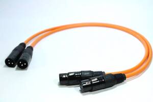 Audio Equipment CANARE L-4E6S1m XLR-XLR orange 2 PA