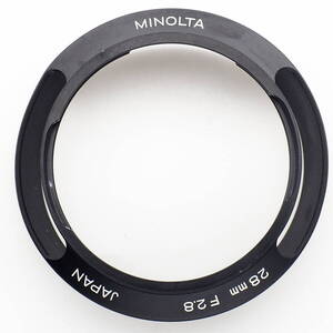 Used Minolta CLE Camera Japan MINOLTA M ROKKOR 28mm F2.8 Metal Hood Leica M Mount for CLE