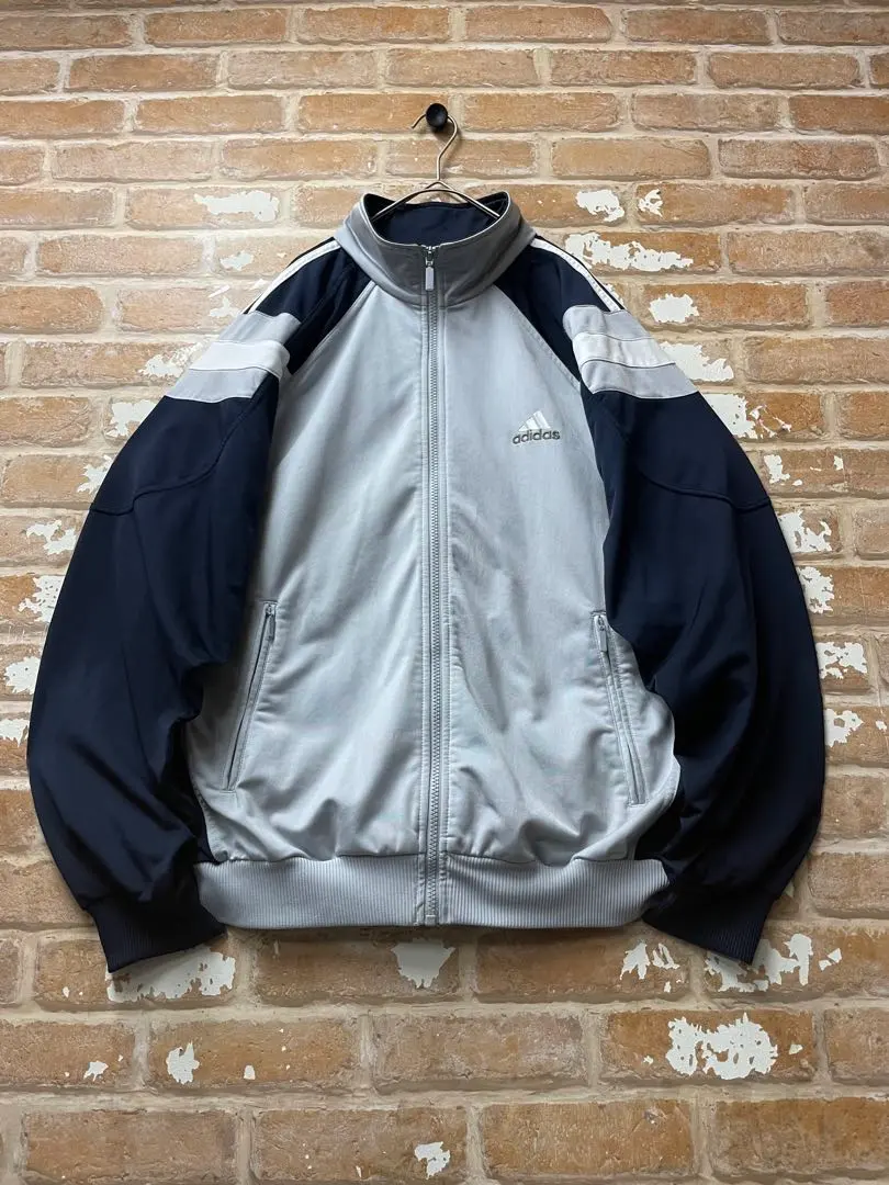 90s adidas アディダス　トラックジャケット　刺繍　y2k ジャージ