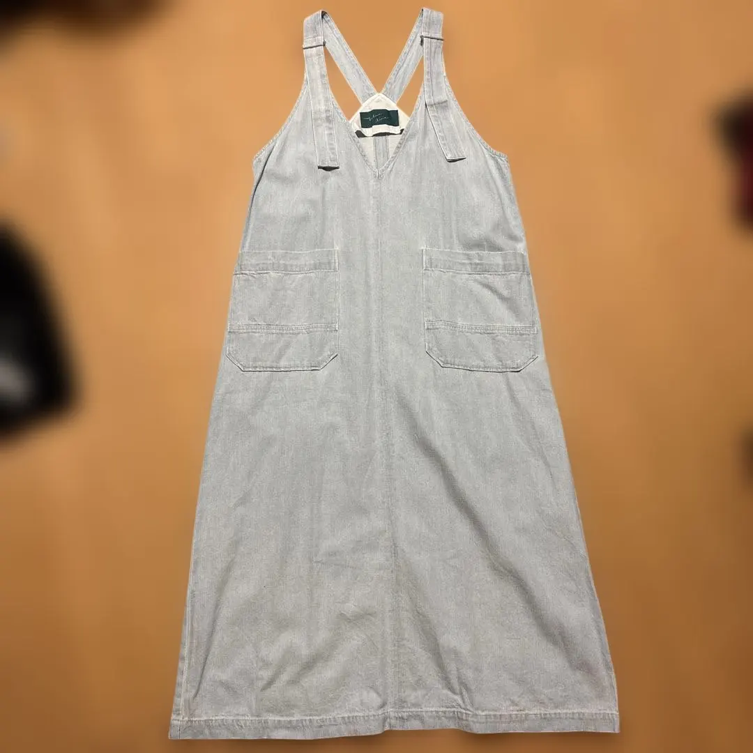 zampa デニムジャンパースカート